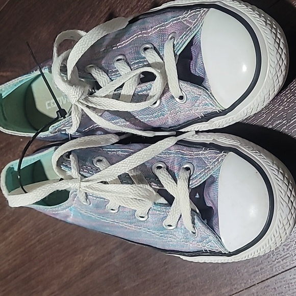 Converse all star blue and purple shoe Size 1.5 - Picture 1 of 4